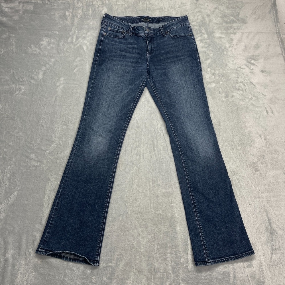 Lucky Brand Jeans Womens 6/28R (28x30) Blue Denim Stretch Lolita Bootcut‎ Leg